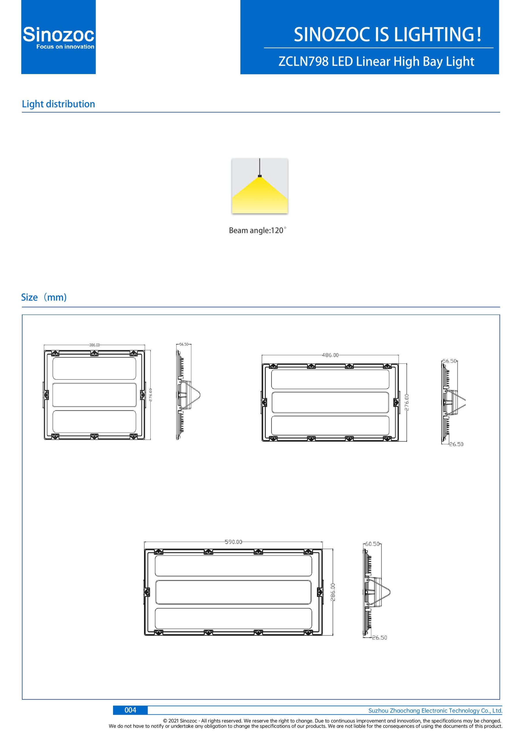 linear high bay light